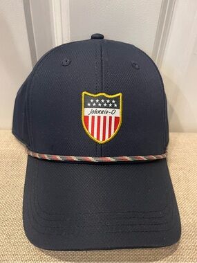 NWT JOHNNIE-O MEN'S USA SHIELD PERFORMANCE ROPE HAT